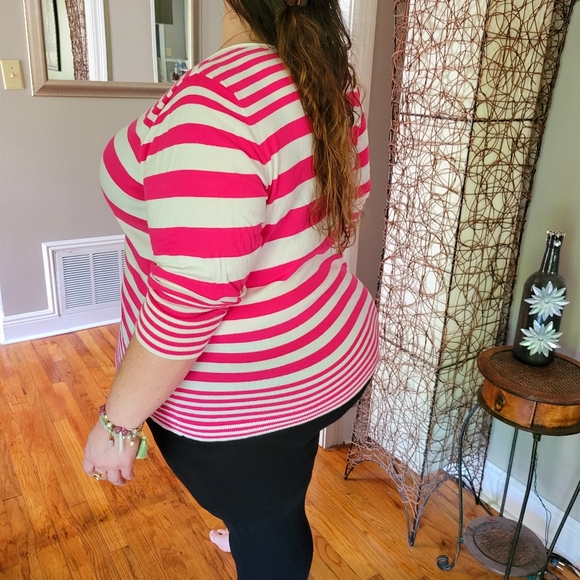 Lane Bryant Pink Lightweight Sweater Size 26/28 - Picture 6 of 11